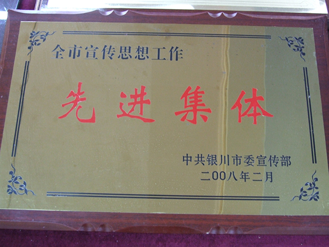 2008年全市宣传思想工作先进集体